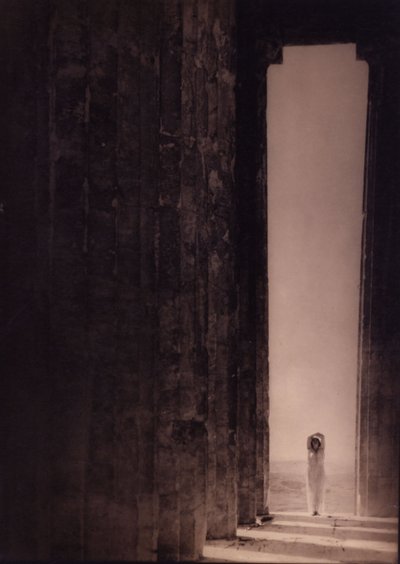 Isadora Duncan in the Parthenon, Athens by Edward Jean Steichen